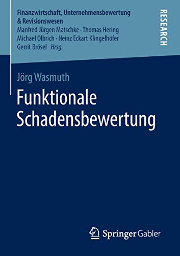 Funktionale Schadensbewertung [Paperback]