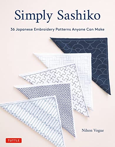 Simply Sashiko Classic Japanese Embroidery Made Easy (With 36 Actual Size Templ [Paperback]