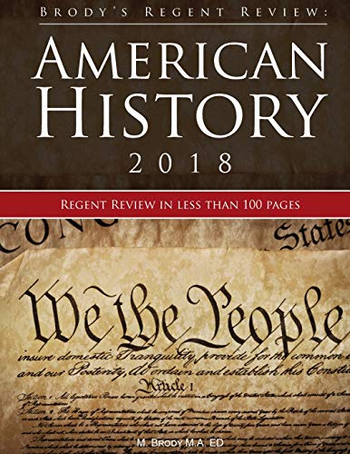 Brody's Regent Review  American History 2018 [Hardcover]