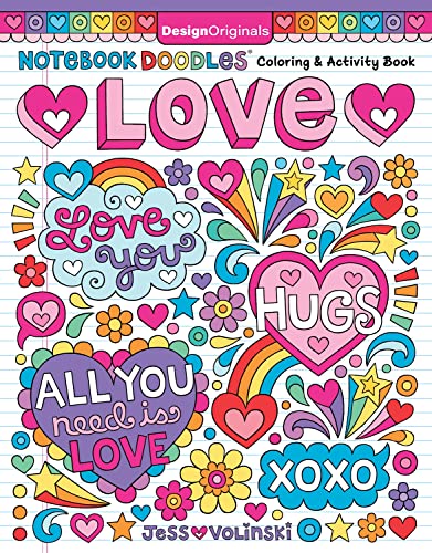 Notebook Doodles Love Coloring &amp Activity Book [Paperback]