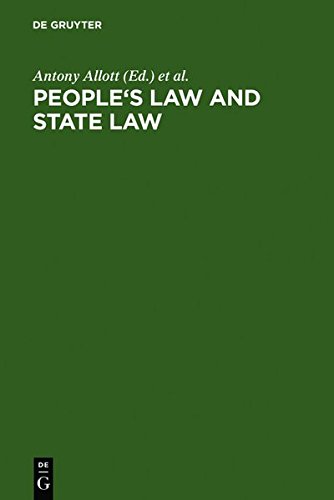 People's Law and State Law  The Bellagio Papers [Hardcover]