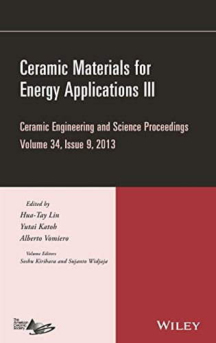 Ceramic Materials for Energy Applications III [Hardcover]