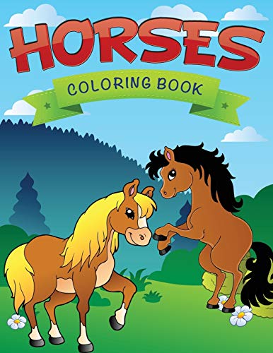 Horses Coloring Book [Paperback]