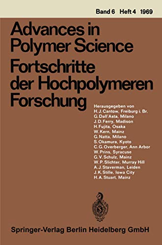 Advances in Polymer Science / Fortschritte der Hochpolymeren Forschung [Paperback]