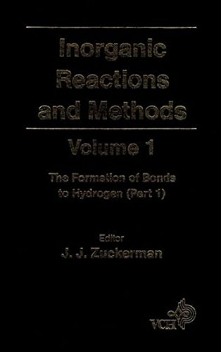 Inorganic Reactions and Methods, The Formation of Bonds to Hydrogen (Part 1) [Hardcover]