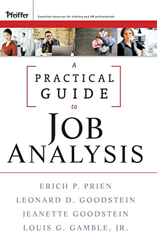 A Practical Guide to Job Analysis [Hardcover]