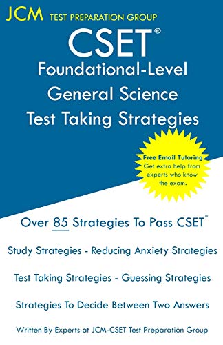 CSET Foundational-Level General Science - Test Taking Strategies [Paperback]