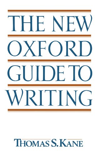The New Oxford Guide to Writing [Paperback]