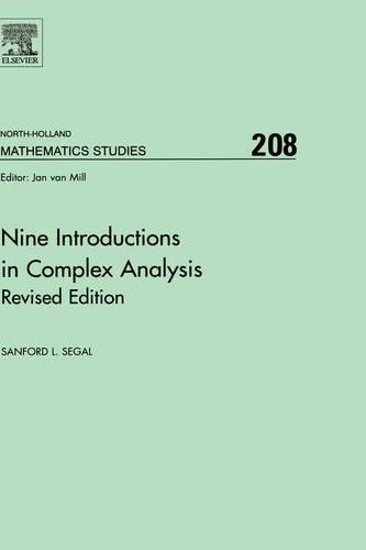 Nine Introductions in Complex Analysis - Revised Edition [Hardcover]