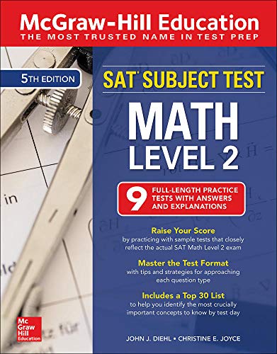 McGraw-Hill Education SAT Subject Test Math Level 2, Fifth Edition [Paperback]