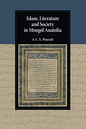Islam, Literature and Society in Mongol Anatolia [Paperback]