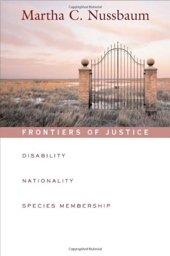 Frontiers of Justice Disability, Nationality, Species Membership [Paperback]
