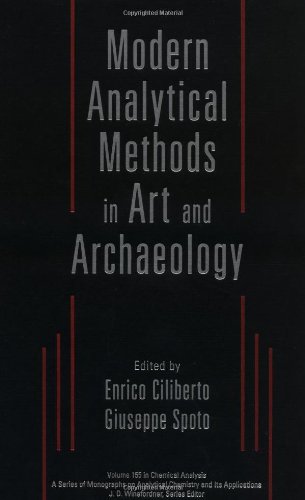 Modern Analytical Methods in Art and Archeology [Hardcover]