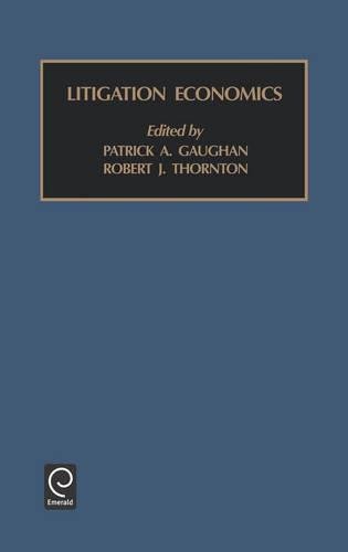 Litigation Economics [Hardcover]