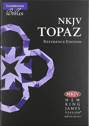 NKJV Topaz Reference Edition, Black Goatskin Leather, NK676XRL [Leather / fine bindi]