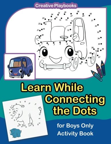 Learn While Connecting the Dots for Boys Only Activity Book [Paperback]