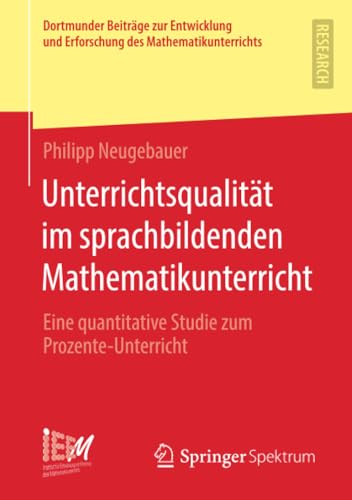 Unterrichtsqualitt im sprachbildenden Mathematikunterricht Eine quantitative S [Paperback]