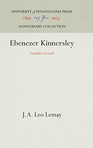 Ebenezer Kinnersley  Franklin's Friend [Hardcover]