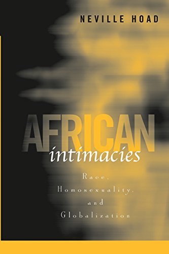 African Intimacies Race, Homosexuality, and Globalization [Paperback]