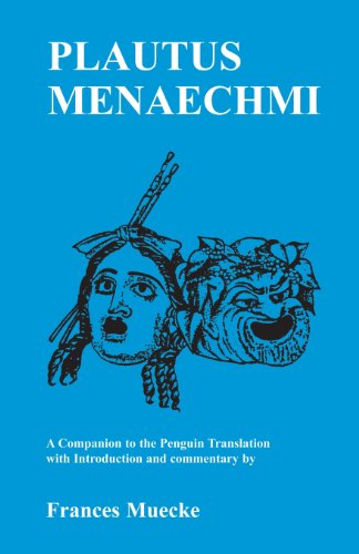 Plautus Menaechmi A Companion to the Penguin Translation [Paperback]