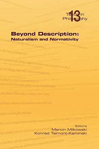 Beyond Description  Naturalism and Normativity [Paperback]