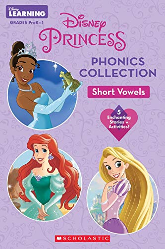 Disney Princess Phonics Collection Short Vowels (Disney Learning Bind-up) [Paperback]