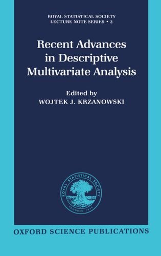 Recent Advances in Descriptive Multivariate Analysis [Hardcover]