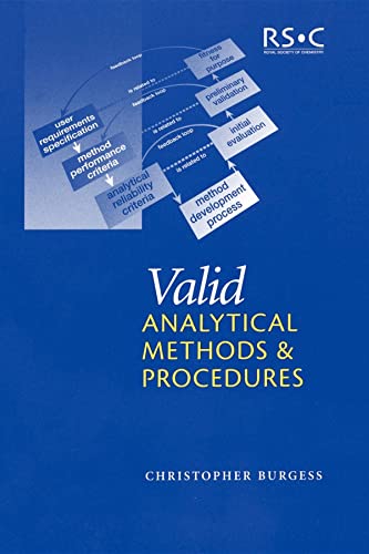 Valid Analytical Methods and Procedures A Best Practice Approach to Method Sele [Paperback]