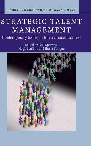 Strategic Talent Management Contemporary Issues in International Context [Hardcover]
