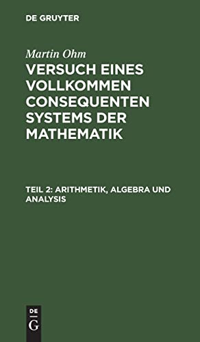 Arithmetik, Algebra Und Analysis