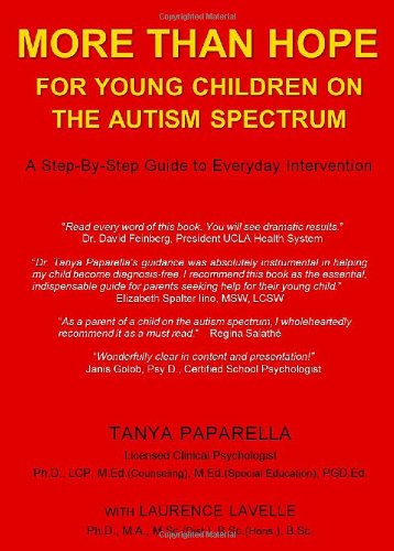 More Than Hope For Young Children On The Autism Spectrum [Paperback]