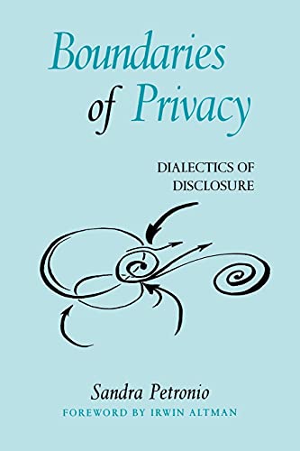 Boundaries Of Privacy Dialectics Of Disclosure (suny Series In Communication St [Paperback]