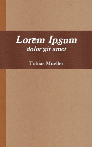 Lorem Ipsum [Hardcover]