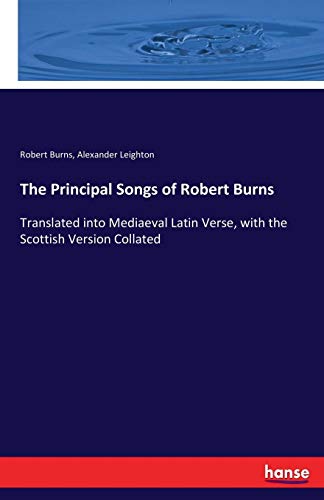 Principal Songs of Robert Burns [Paperback]
