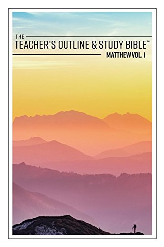 Teacher's Outline and Study Bible  Matthew [Paperback]
