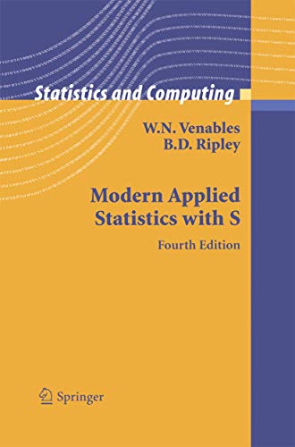 Modern Applied Statistics with S [Paperback]