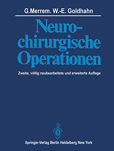 Neurochirurgische Operationen [Paperback]