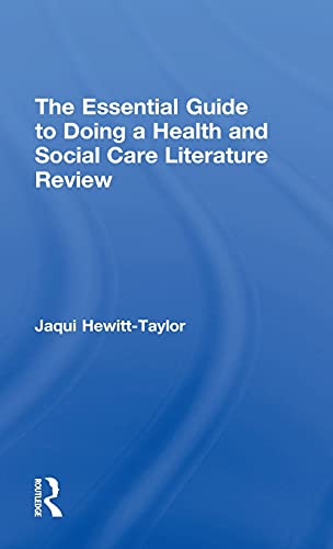 The Essential Guide to Doing a Health and Social Care Literature Review [Hardcover]
