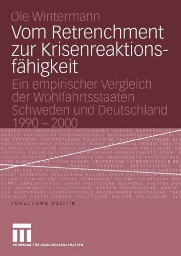 Vom Retrenchment zur Krisenreaktionsfhigkeit Ein empirischer Vergleich der Woh [Paperback]