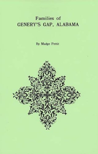 The Families Of Genery's Gap, Alabama [Paperback]
