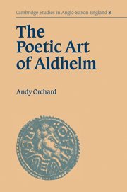 The Poetic Art of Aldhelm [Paperback]