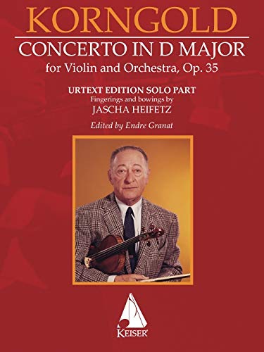 Violin Concerto in D Major, Op. 35 Critical Edition Violin Solo Part [Paperback]