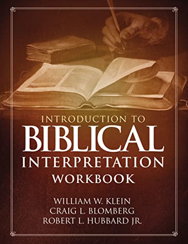 Introduction to Biblical Interpretation Workbook Study Questions, Practical Exe [Paperback]