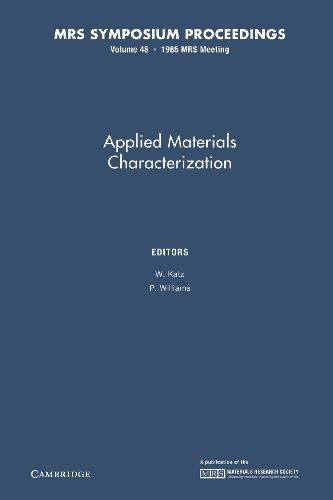 Applied Materials Characterization Volume 48 [Paperback]