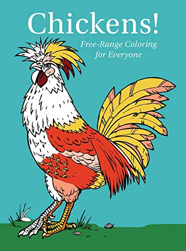 Chickens Free-Range Coloring for Everyone - Drilled [Paperback]
