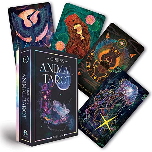 Orien&39s Animal Tarot 78 card deck and 144 page book [Kit]