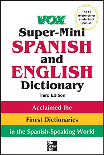 Vox Super-Mini Spanish and English Dictionary, 3rd Edition [Paperback]