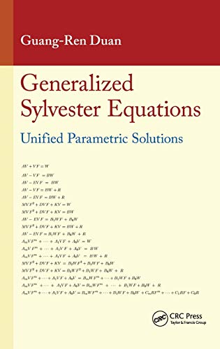 Generalized Sylvester Equations Unified Parametric Solutions [Hardcover]