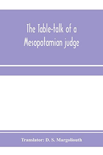 Table-Talk Of A Mesopotamian Judge [Paperback]