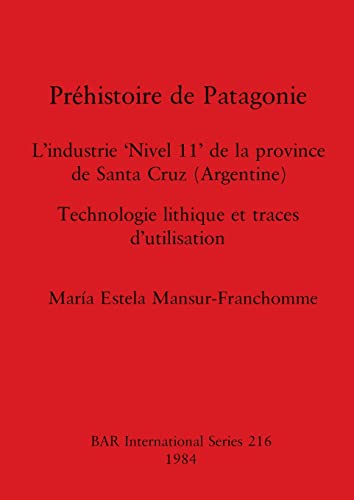 Prehistoire de Patagonie [Paperback]